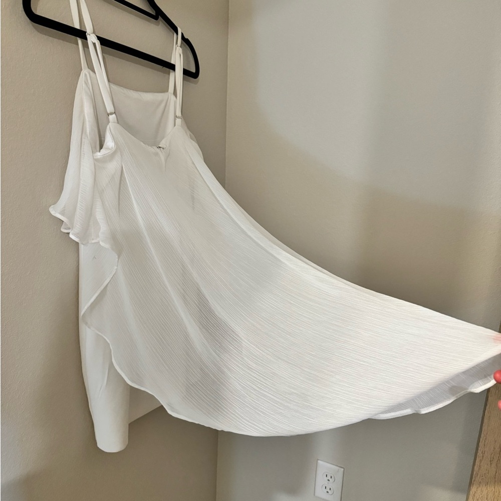DKNY Flowey white dress